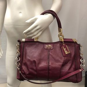 Coach Madison Carrie Pinnacle Leather Satchel